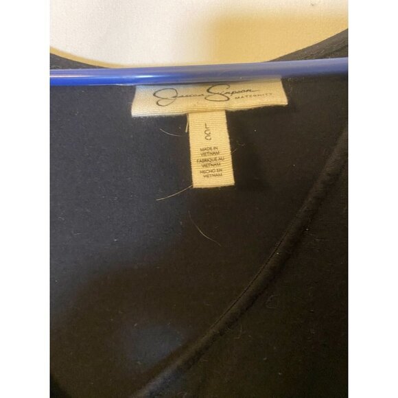 - Jessica Simpson Womens Maternity Dress Black‎ Size Large L 14/16 Maxi Long - Picture 3 of 3